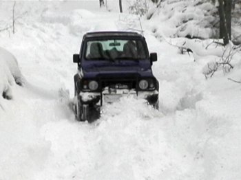 Schneeschaufel mit Motor